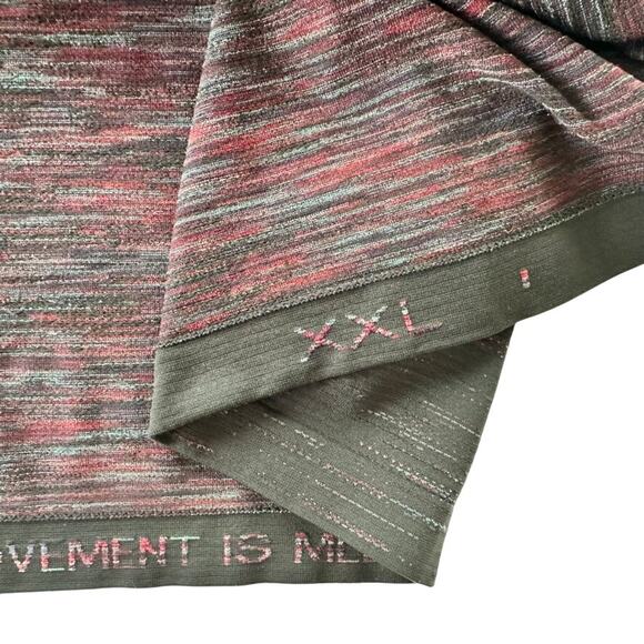 Lululemon Metal Vent Tech 2.0 Size XXL Lunar NY Matchstick Gradient Red Black - Picture 5 of 7